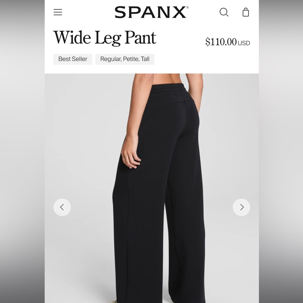 Spanx AirEssentials Wide Leg Pant - Picture 6 of 8